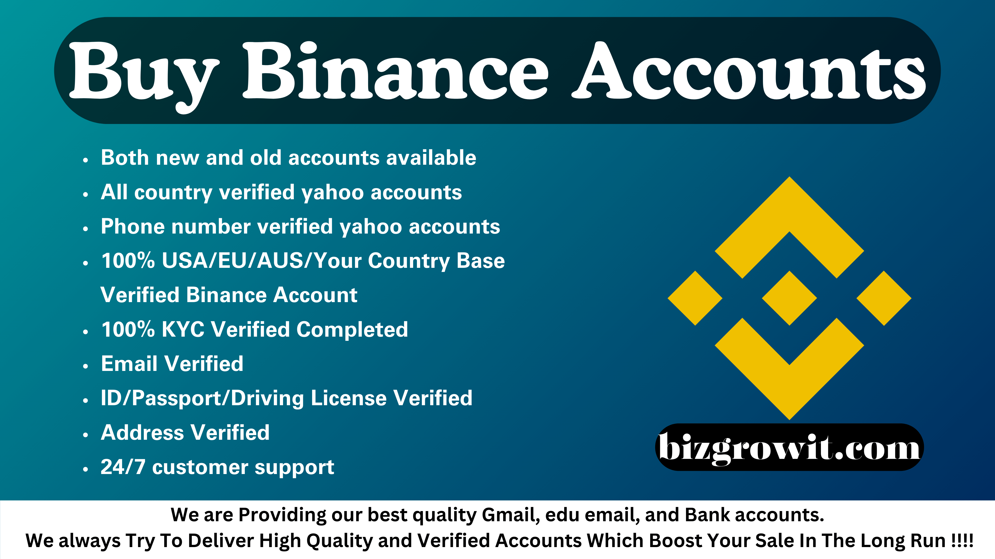 Buy Verified Binance Account