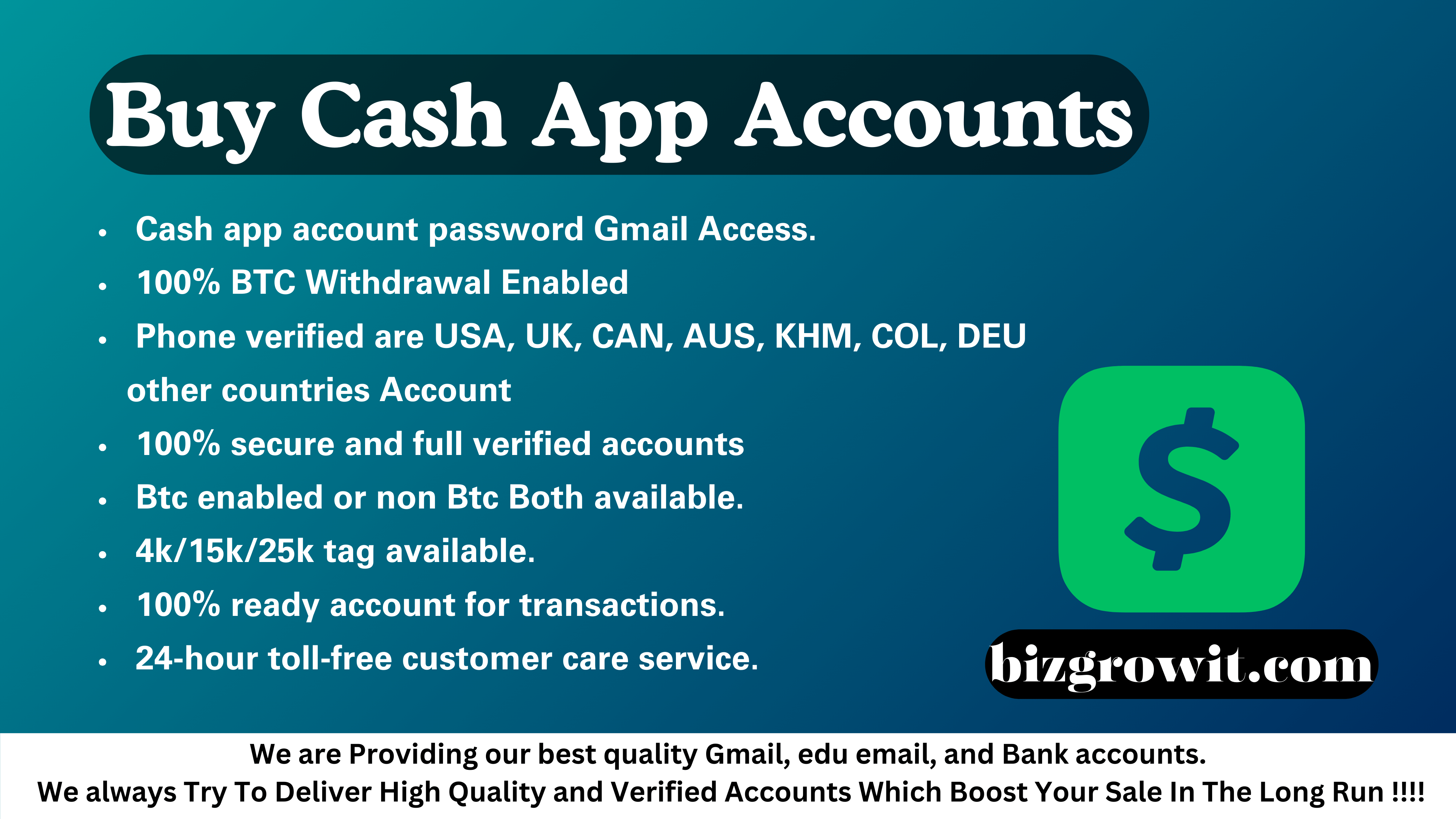 buy verified cash app accounts