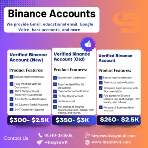 Buy Verified Binance Accounts